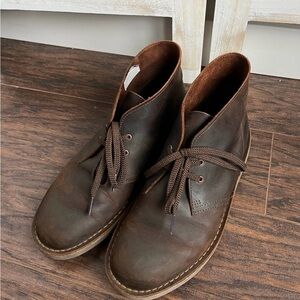 Collection by Clarks Brown Leather Chukka Boots Mens Size 8